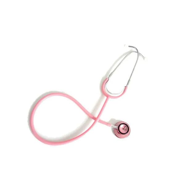 Estetoscópio duplo Rosa para uso adulto e infantil Bioland – Profissional Estudante