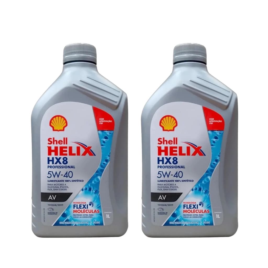 2L Óleo de Motor Shell Helix HX8 PRO 5W40 Sintético AV