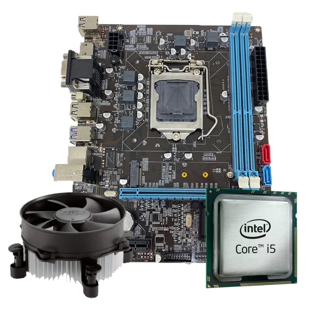 Kit Upgrade Home Office Escritório Processador Intel I5 3470 Placa Mãe B75 Cooler Sem Memória RAM