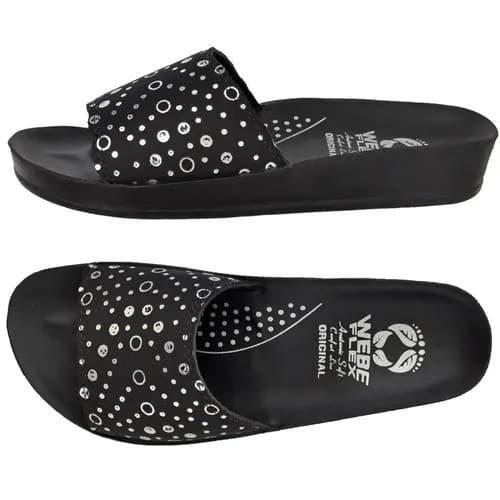 Chinelo Ortopédico Webe Flex Prata Macio Leve Confortável Fascite Plantar Esporão Sandália Feminina