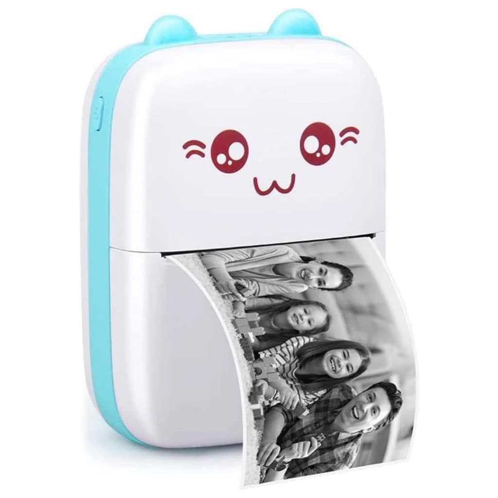 Mini Impressora Termica Sem Tinta Usb Bluetooth Recarregavel  Imprime Etiqueta Arquivo Foto Lista Miniatura Portatil