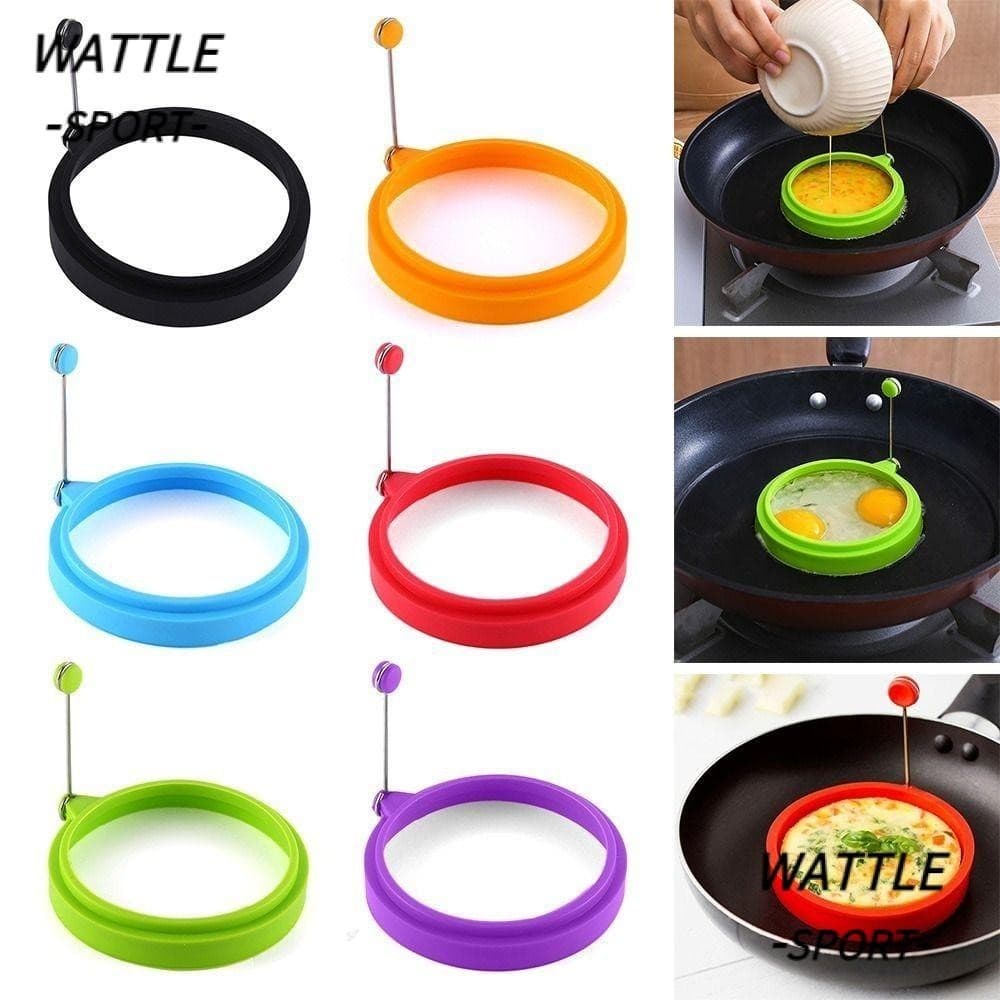 WATTLE Omelete Moldes De Ovo Frito , Panqueca De Cozinha , Anel De Silicone