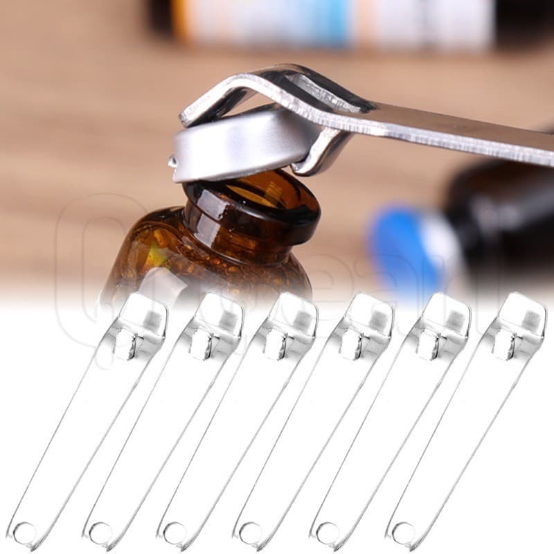 Abridor De Frascos Líquidos Orais De 1/5 Unidades-Garrafas-Para Latas , Líquido Oral , Garrafa De Cerveja-Aço Inoxidável De Ampola-Ferramenta De Enfermeira Médica-Acessórios De Cozinha