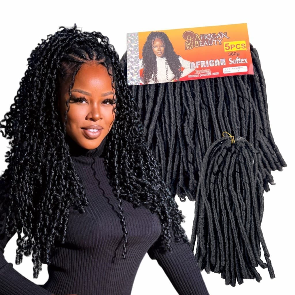 Cabelo Nina Softex Pacotão Crochet 360gr 5x1 Lançamento African Beauty