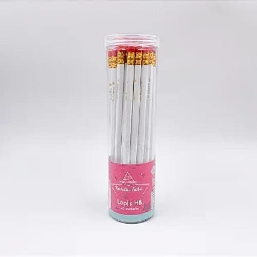 Pote Lápis HB Branco 36 Unidades Win Paper – Uso Escolar, Escritório e Atividades Infantis