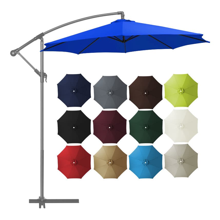 (Sem Suporte)-Tampa De Substituição Cobertura Para Ombrelone 3m Sem Base 6/8 Varetas