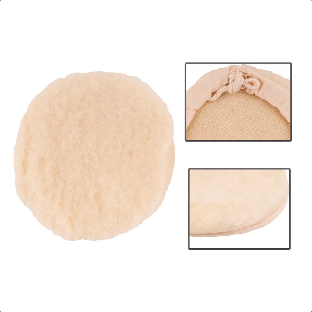 Boina De Lã Polimento 8Pols 203mm Encerar Acabamento Pintura