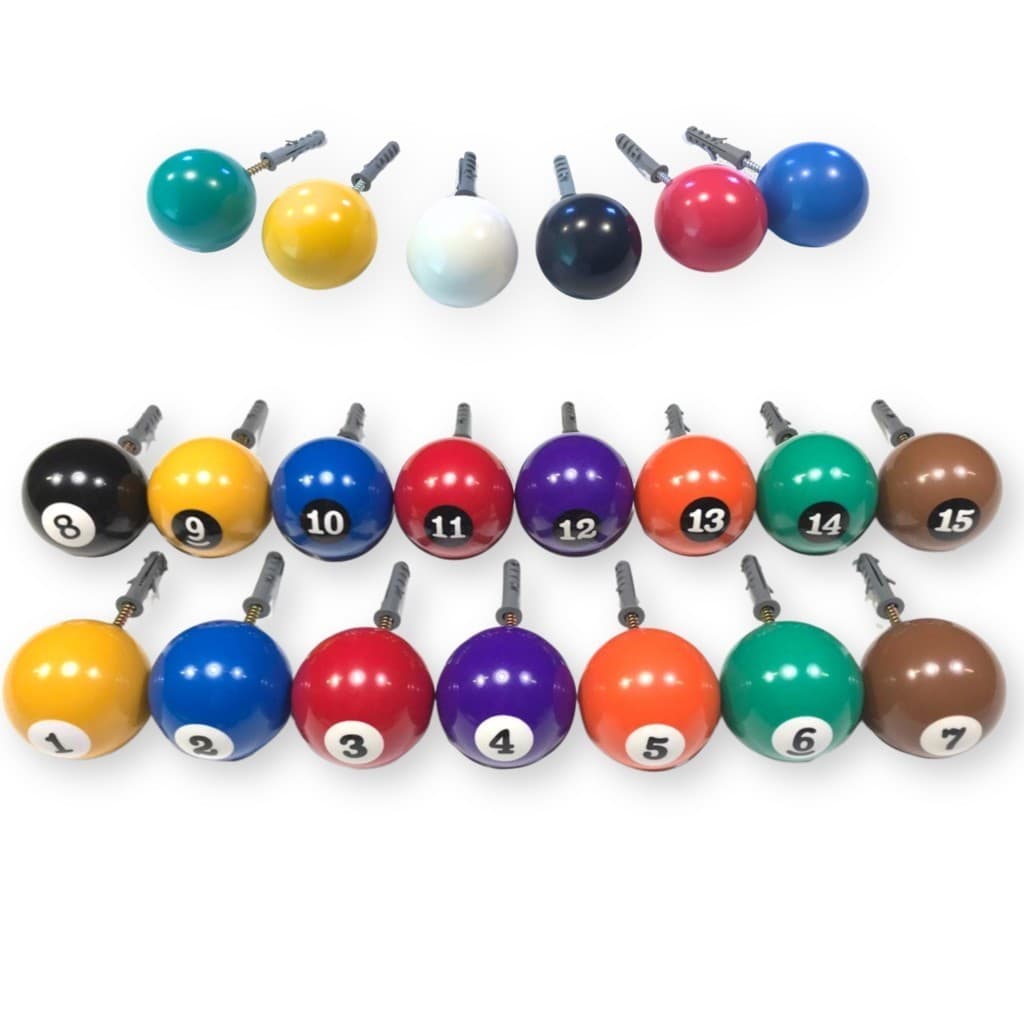 Bola Cabide Decorativa de Bilhar / Sinuca - Várias Opções à Escolha