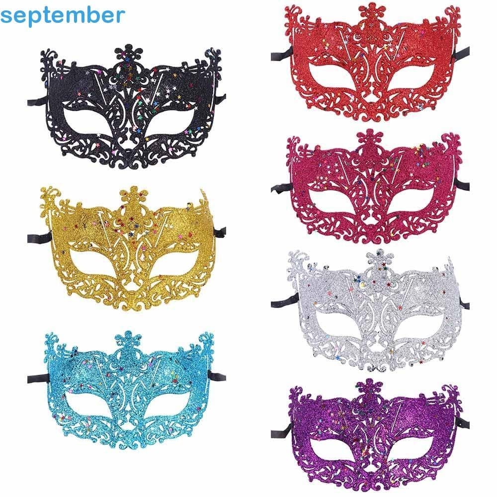 Setembrob Máscaras De Dança Fornecimento De Halloween Máscara Facial Cosplay Baile Adereços De Olho Traje Fontes De Fest