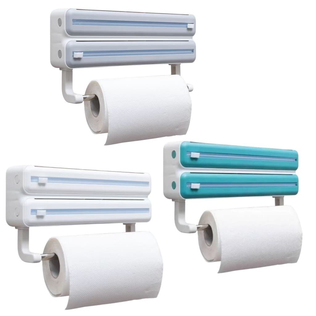 Dispenser Porta Papel Toalha Aluminio 3 Em 1 Novo Design