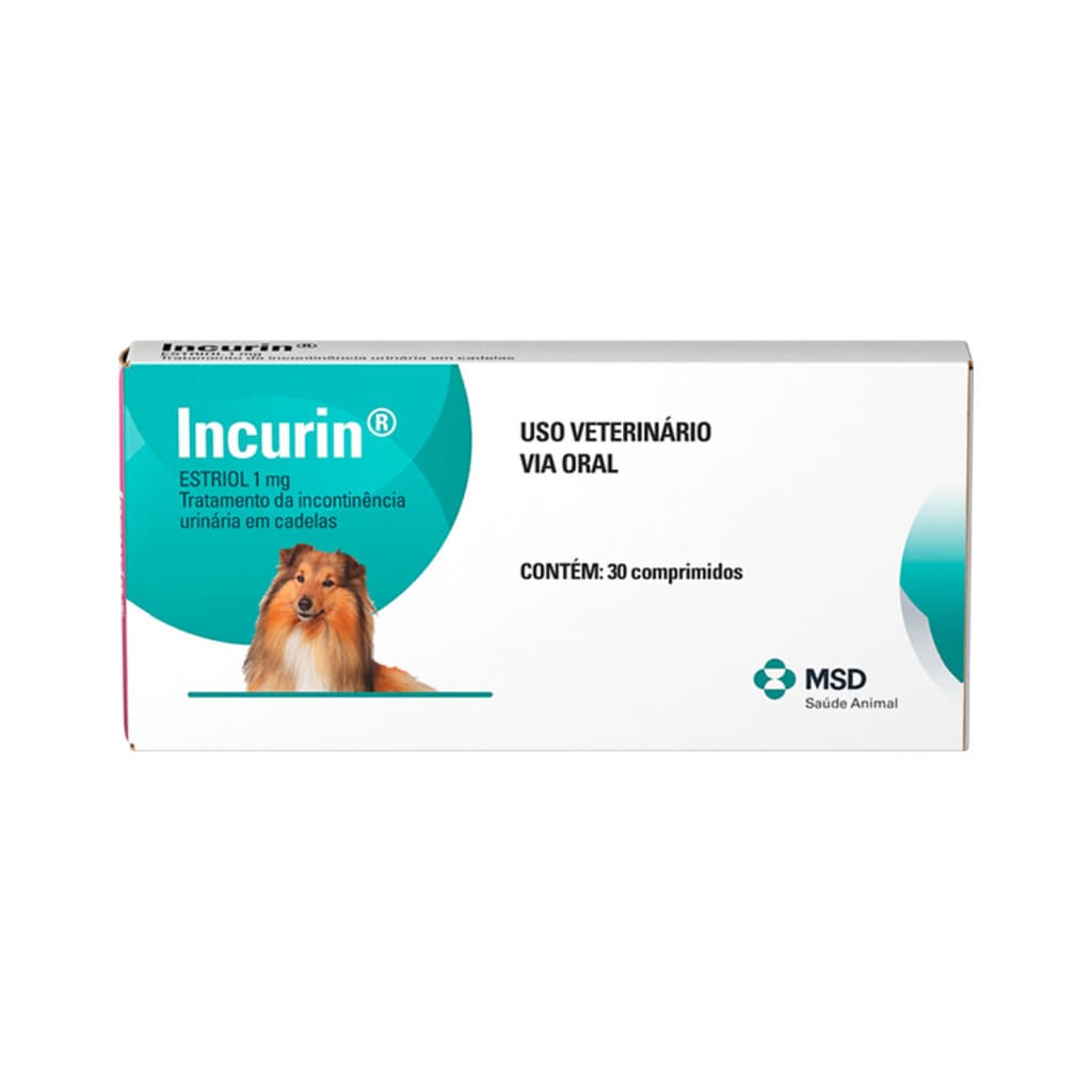 INCURIN 30 COMPRIMIDOS 1MG INCONTINENCIA URINARIA CADELAS