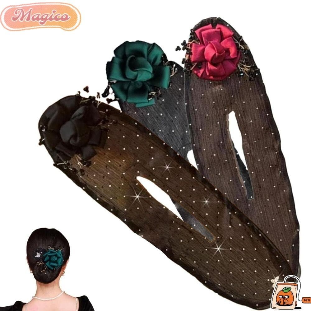 Tiara Feminina Com Laço De Fio MAGICO , Modelador De Cabelo Preguiçoso Rolo , Artefato De Ondulação