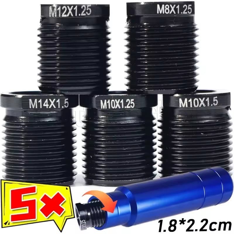 Adaptador De Botão De Mudança De Liga De Alumínio-Retentor Rosca-Shifter De Marcha Do Freio De Mão Carro-Conversor Unive