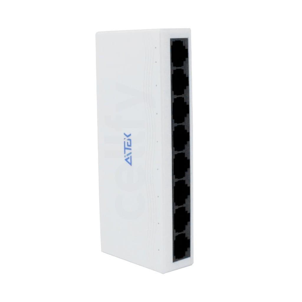 Switch de Cabo Rede Ethernet Mini 8 Portas RJ45 100Mbps