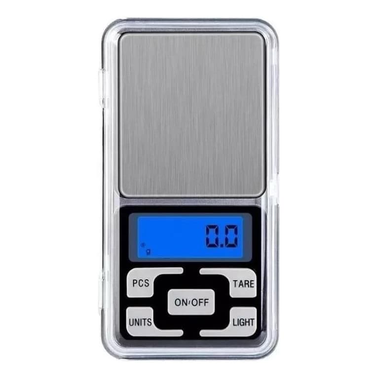 Mini Balança Digital De Bolso Alta Precisão Portátil 0,01g Até 500g Digital LCD Bandeja Cozinha