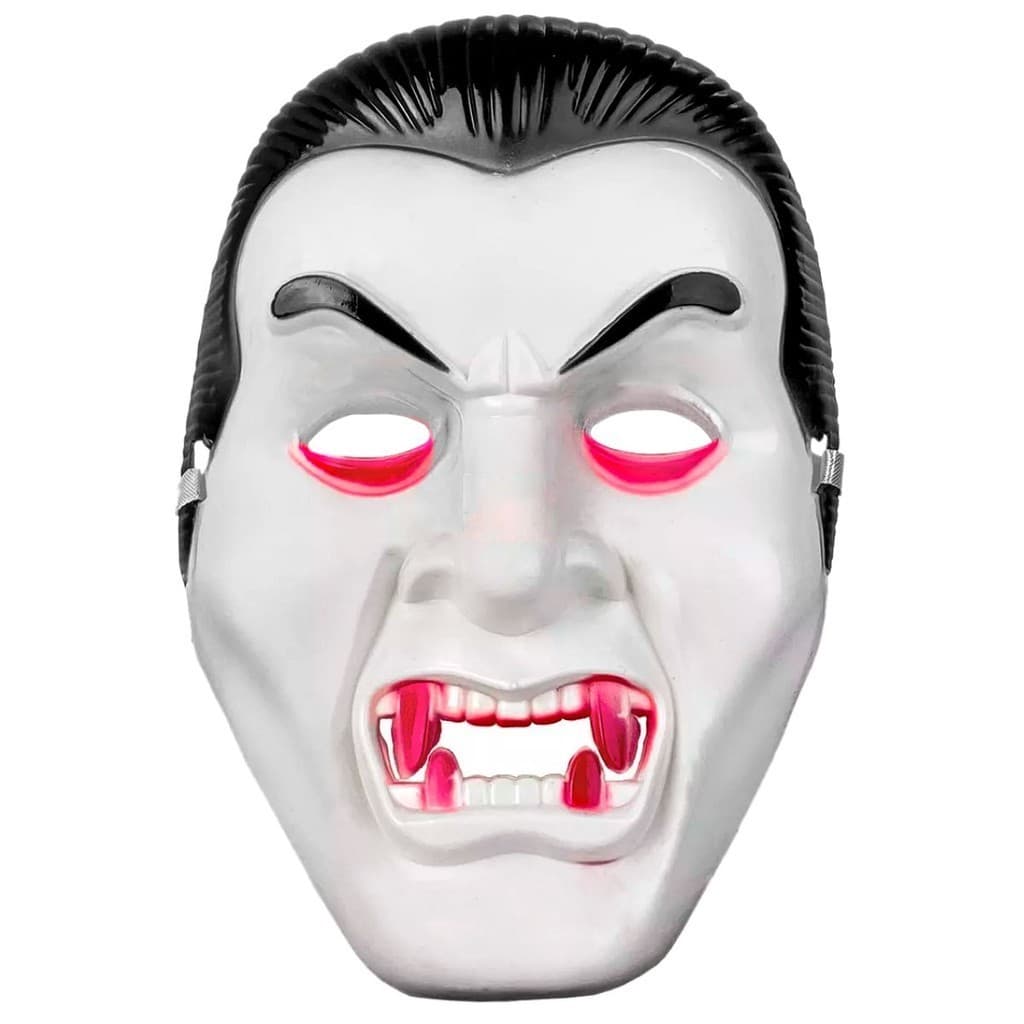 Máscara Drácula Vampiro Terror Assustador Halloween Fantasias Infantil Criança