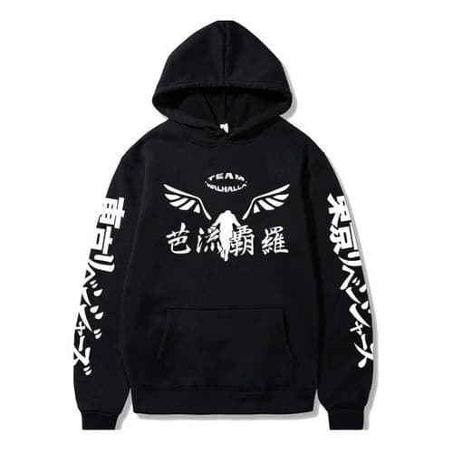 Blusa De Moletom Anime Tokyo Revengers Team Valhalla Faixas