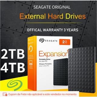 Seagate Hd Externo 16TB/14TB/13TB/12TB/11TB/8TB/9TB/8TB/7TB/6TB/5TB/4TB/3TB/2TB/1TB/500GB Expansão