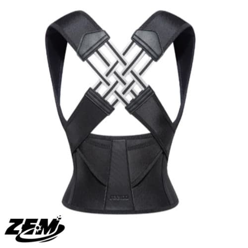 Corretor postural para colunas retas com velcro