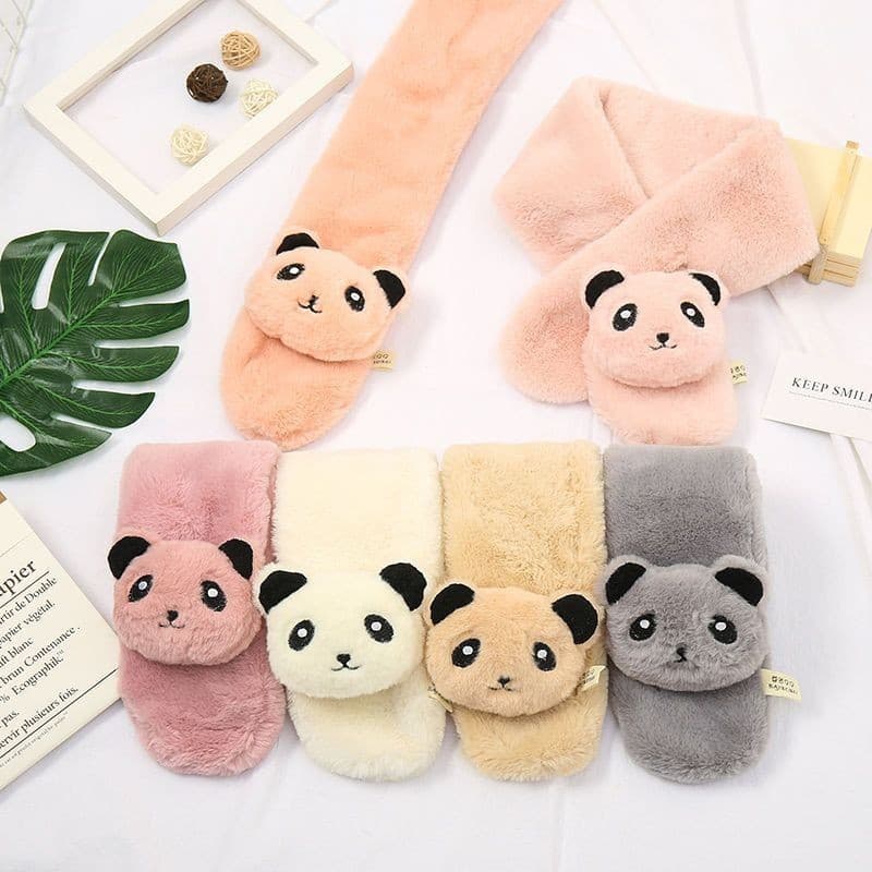 Cachecol Infantil Quente Fashion Para 3-12 Anos