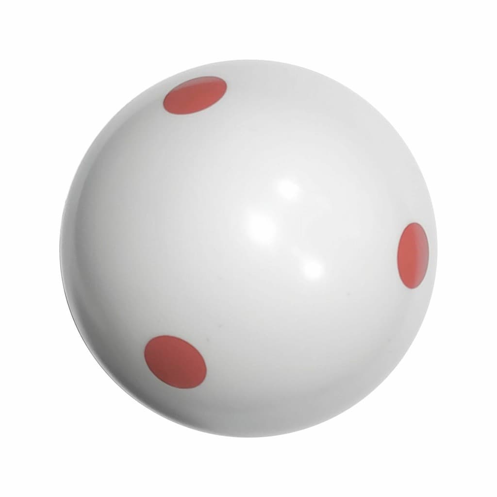 Bola Treino Six Red de Sinuca / Bilhar Várias Medidas