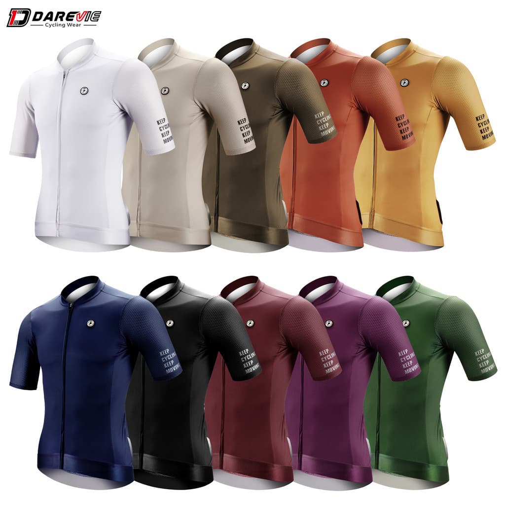 Powerband DAREVIE Ciclismo Jersey Slim Fit Homens Fashion Bike Pro Equipe De Alta Qualidade Camisa