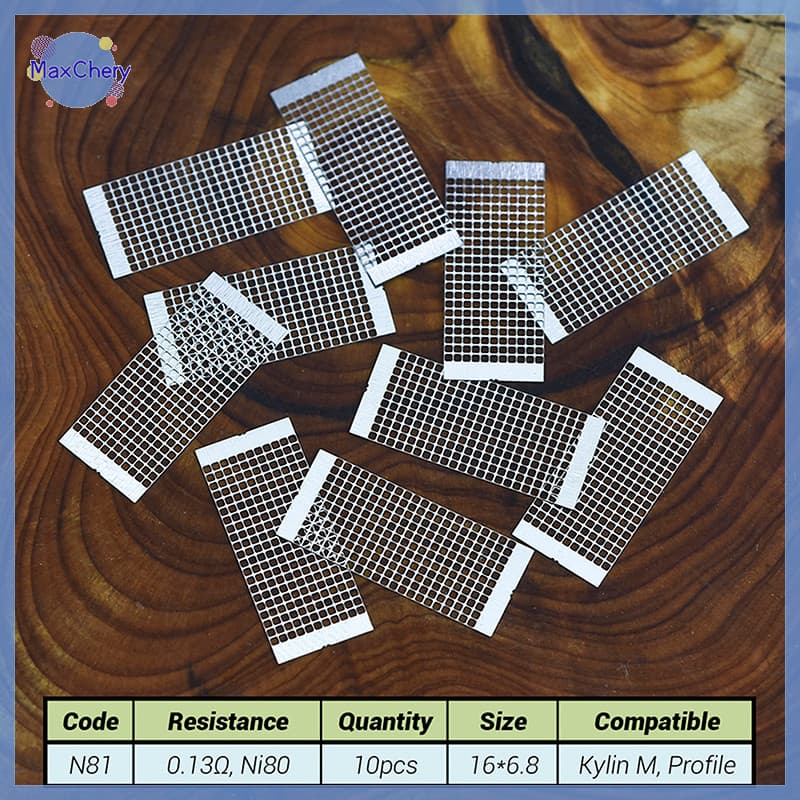 MCHY > 5/10pcs 6 Modelos Bobina Heag Estilo Malha Para Substituição De Acessórios De Pré-Construídos Novo