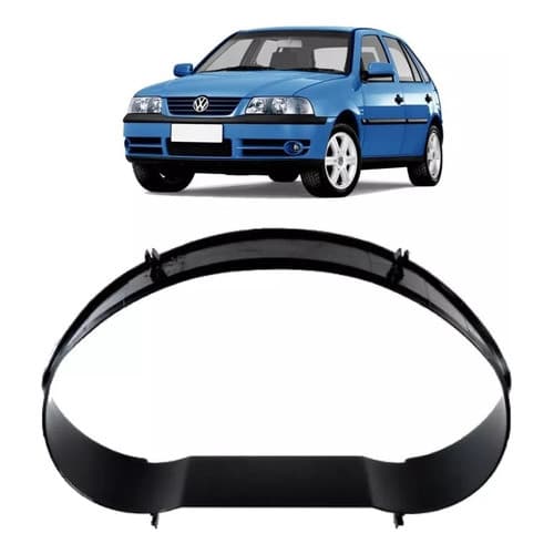 Moldura Painel Velocímetro Gol G3 2000 2001 A 2005 Aro Preto