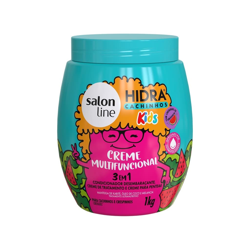 Creme Multifuncional 3 em 1 Hidra Kids Cachinhos 1kg