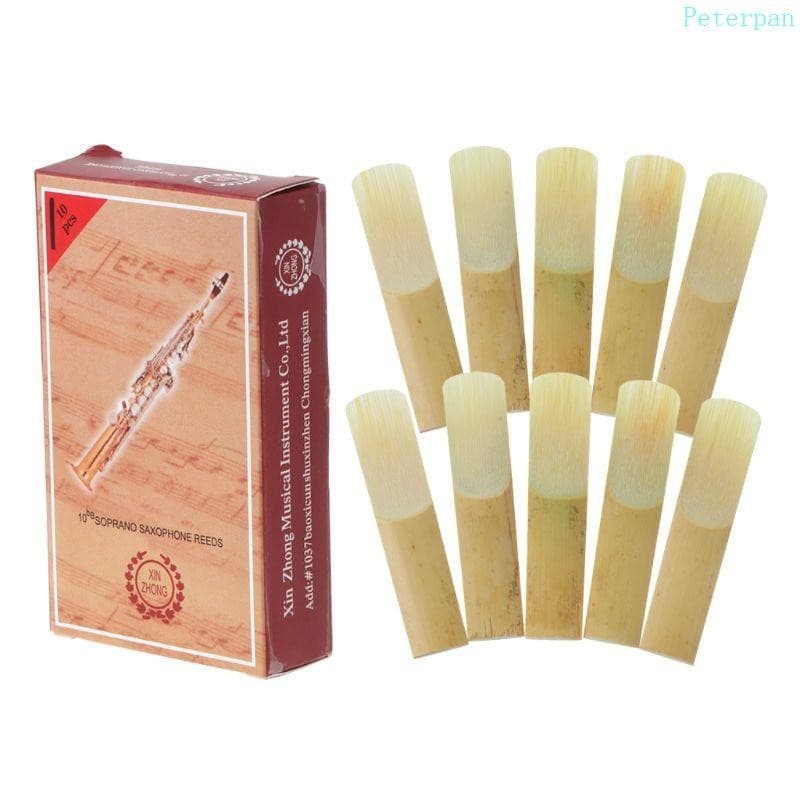 PETE 10 Pcs Palhetas Saxofone Soprano Sax Resistência 2 5 Peças Para Instrumentos Musicais