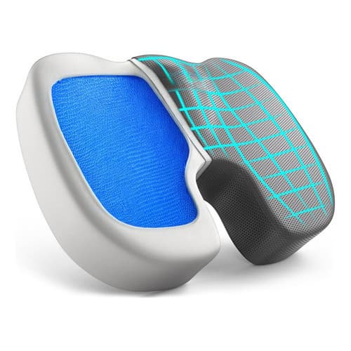 Almofada Assento Ortopédico Coccix Memória Nasa Gel Coluna Ortopédica