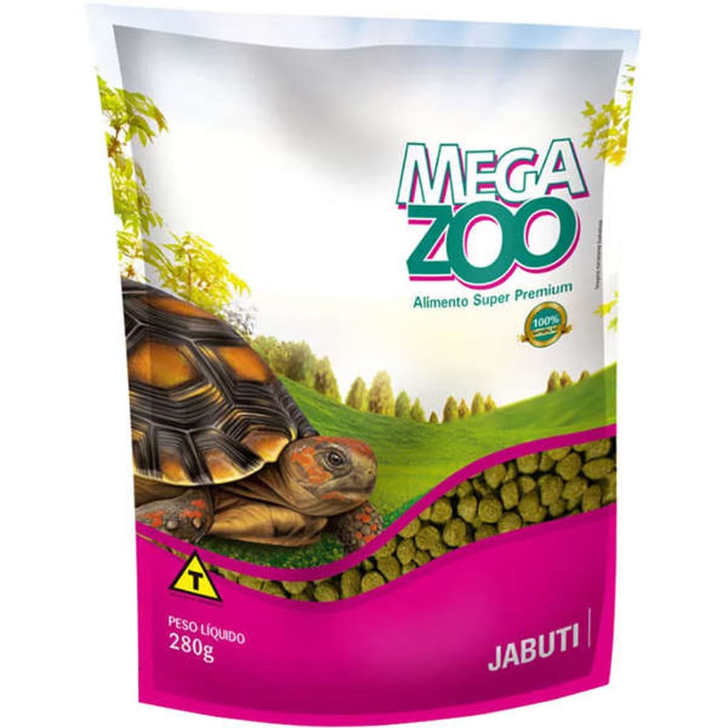 Ração Megazoo Extrusada para Jabutis - 280 g