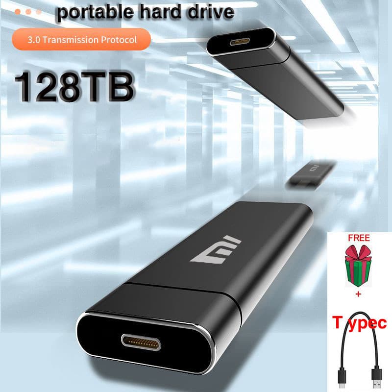 Disco rígido externo ssd original, 128tb/60tb/30tb, usb3.0, portátil, 8tb/4tb, disco rígido portátil, 2tb/1tb para laptop e notebook
