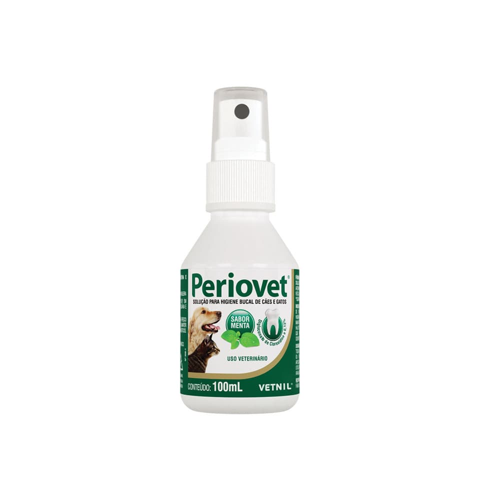 Spray De Higiene Bucal Para Cães Periovet 100ml - Vetnil