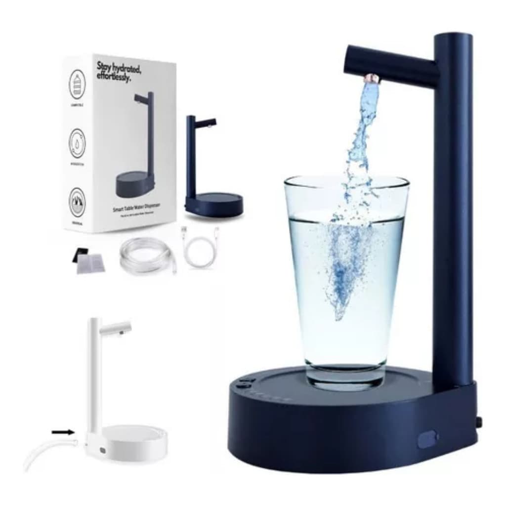 Dispenser Bebedouro Distribuidor Automático De Água Bomba Recarregavel Galão Portatil