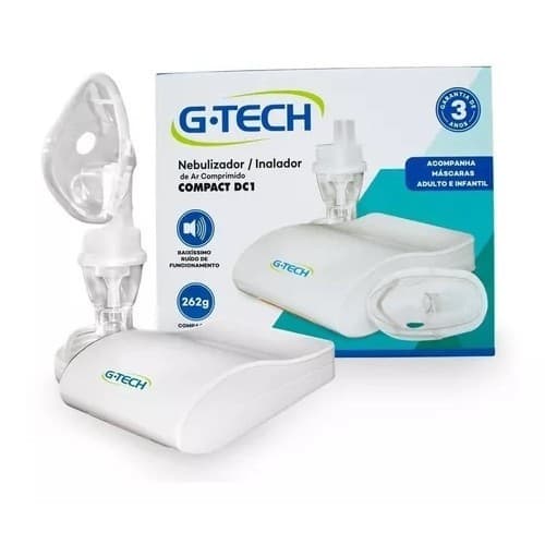 Inalador E Nebulizador Compact Dc1 Ar Comprimido - G-Tech