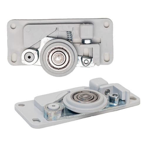 Kit 2 Roldanas Para Porta Guarda Roupa Armário Com Mola 2 Pçs