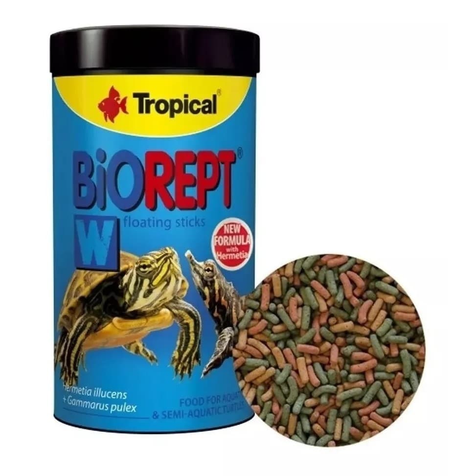 Ração P/ Tartarugas Aquáticas Tropical Biorept W 300g