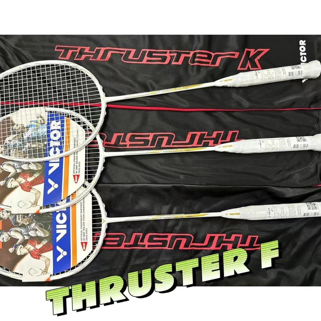 VICTOR Thruster F 1pc Badminton Raquete THUSTER Simples Flexível Rígida 4U G5