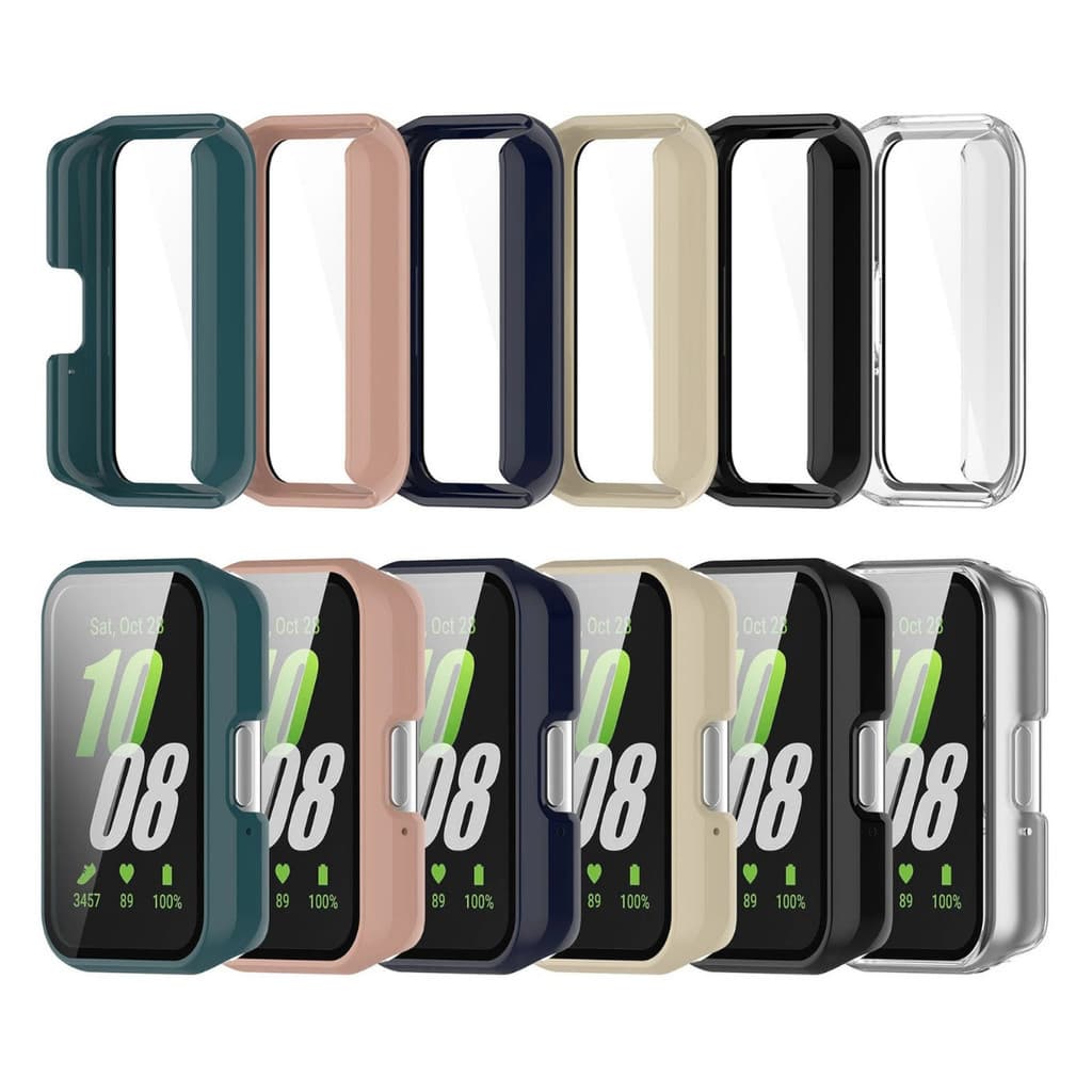 Case Capa Capinha Com Película Para Smartwatch Samsung Galaxy Fit 3 Relogio Fit3