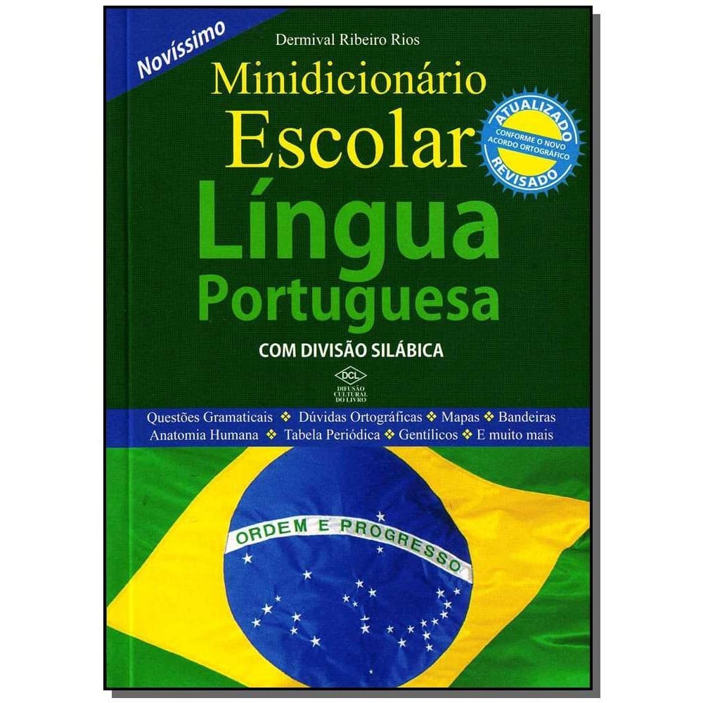 MINI DICIONARIO ESCOLAR LINGUA PORT COM DIV SILABI - DCL