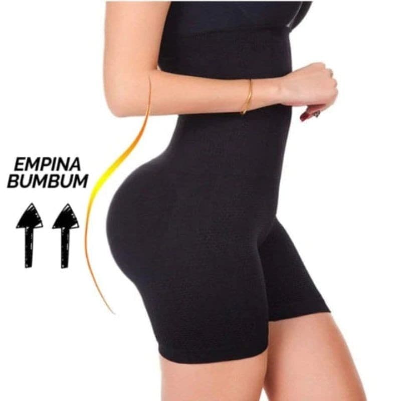 Shorts Cinta Modeladora Empina Bumbum Redutora de Barriga