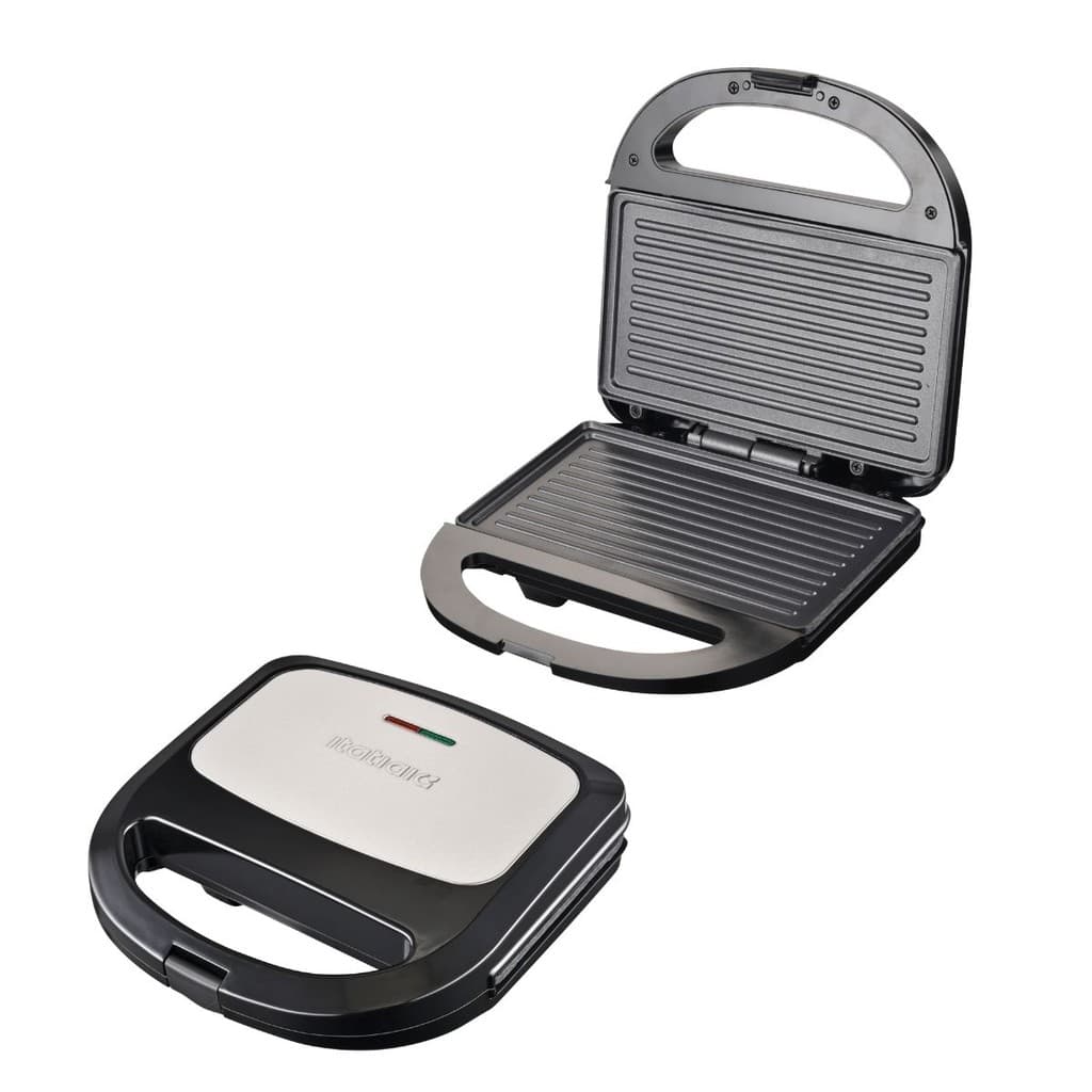 Sanduicheira e Grill Itatiaia Essencial 750W Inox 127V Antiaderente Preto