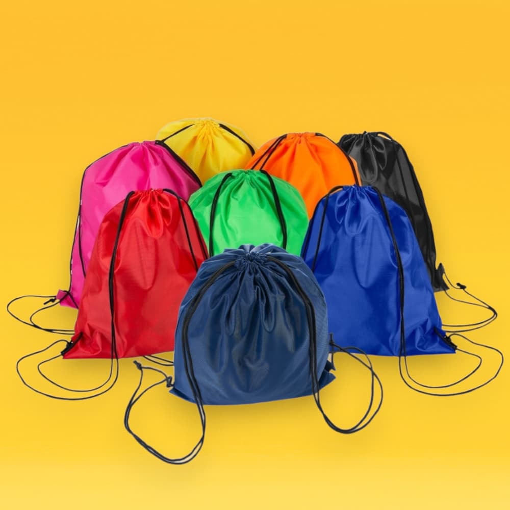 KIT Mochila Saco Nylon Esportes Academia Trabalho Faculdade Escola