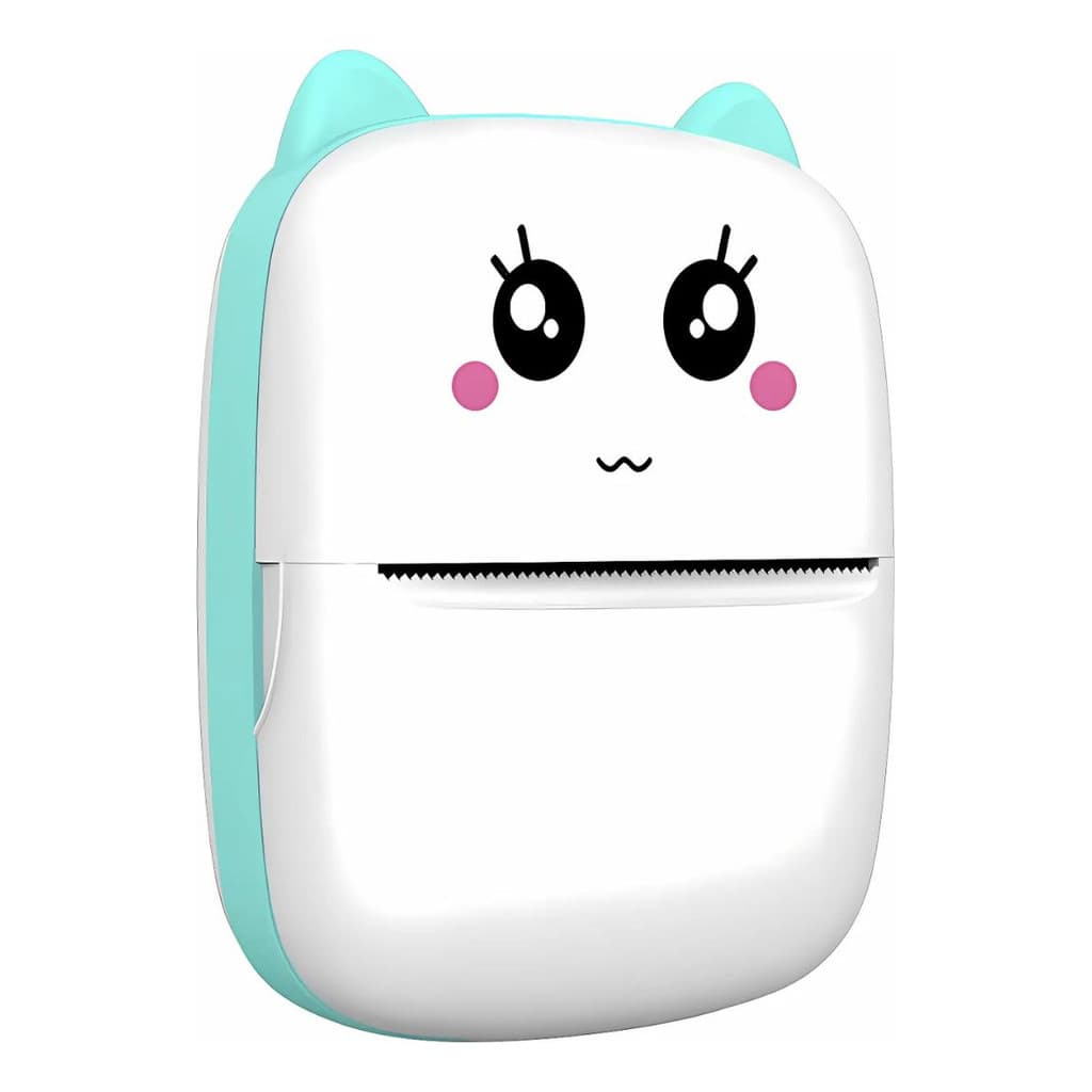Mini Impressora Térmica Portátil Gatinho Bluetooth Estudante