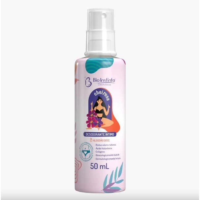 Desodorante Íntimo Algodão Doce 50ml - Bio Instinto