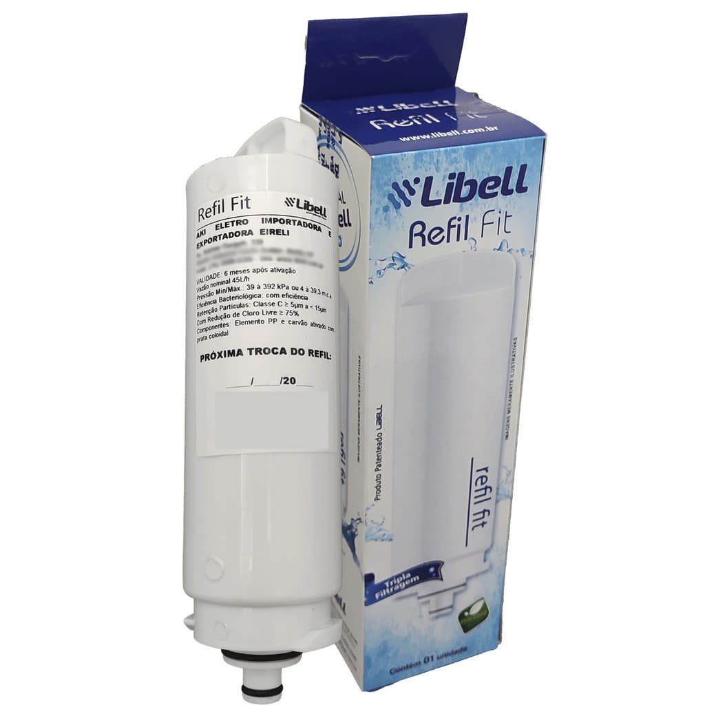 Filtro Refil Purificador Libell Acquafit LN100 e LE 200