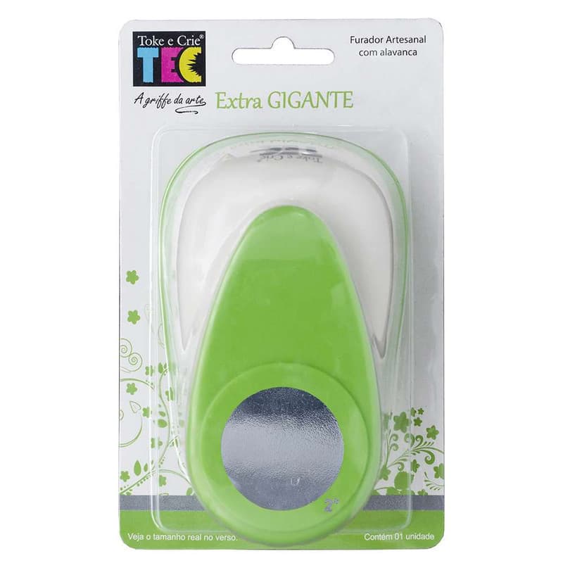 Furador Extra Gigante Círculo 50mm Toke E Crie - 7712 - FEGA004