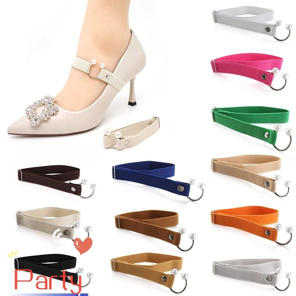 PARTY Ankle Acessórios Para Calçados Com Fita De Amarração Travamento Elástico Salto Alto Cintas Antiderrapantes