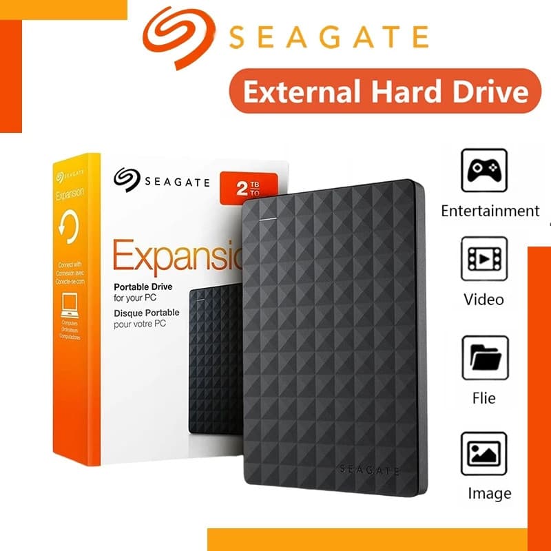 Seagate Portable Hdd 1TB/2TB/4TB Expansão USB 3.0 Disco Rígido Portátil Armazenamento De Grande Capacidade HD Externo